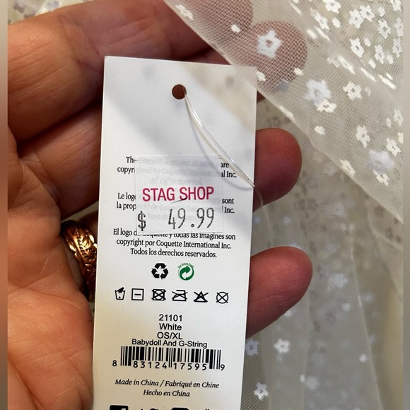 Bridal teddy with thong BNWT - Picture 10 of 10